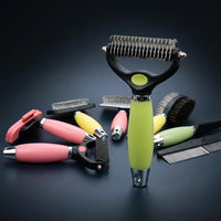 Cat Brush and Dog Brush for Pet Hair Removal, Dog Grooming Brush with a Fixed Silicone Handle, Soft Silicone Cat Grooming, Rubber Bath Brush