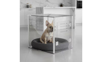 Acrylic Dogs Crate Ventilated Acrylic Dogs Crate Stylish Kennel for Apartment