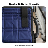 Reduces Caregiver Strain Foldable Transport Stretcher Long-Lasting Construction Patient Lift Carrier with Handles Multifunctional Elderly Transport Cushion Safety Straps for Disabled People, Patients, Caregivers, Stairs, Home Care, Hospital