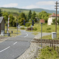 LED HO Scale Traffic Light Functional Miniature Traffic Indicator Realistic Railway Indicator Model Detailed for Hobbyists, Collectors, Diorama, Sand Table