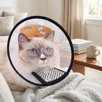 Pet Cone Recovery With Fasteners, Adjustable Neck Cone For Recovery After Surgery, Prevent Biting And Licking For Small Dogs And Young Dogs