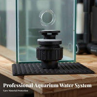 Aquarium Bulkhead Fitting Quick Connect PVC Bulkhead Fitting Leak-Resistant Seal Fish Tank Drain Connector for DIY Enthusiasts, Sump, Hydroponics
