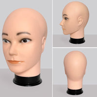 Taolisi Faceless Foam Head Model with Stand for Wig and Makeup Practice