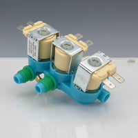 Washing Machine Water Inlet Valve Built-in Strainer Screen Double Solenoid Water Valve for Home Repair Enthusiasts
