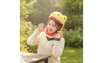 Lightweight Dinosaur Hat with Neck Cover Embroidered Dinosaur Costume Hat Warm Handmade for Photo Shoots