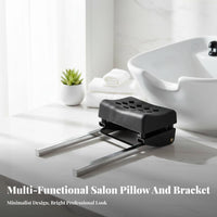 Replacement Part Tilting Shampoo Headrest Bracket Ergonomic Design Shampoo Bed Headrest Comfortable for Barbers, Home Users, Barbershop, Spa