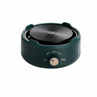 Multi-Functional Espresso Pot Electric Heater Compact Design Mini Electric Burner Adjustable Heat Control Hot Plate Quiet Operation for Office