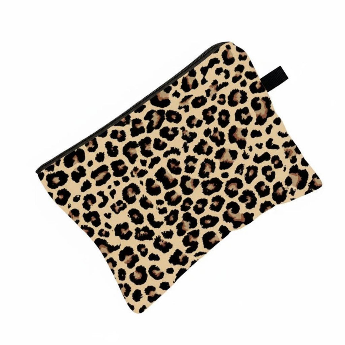 Leopard Print Makeup Bag Large Capacity Leopard Print Cosmetic Bag Portable