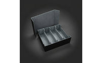 Textured Trading Card Storage Box with Dividers Shielded Trading Card Storage Box Sturdy Long-Lasting for Collectors, Gamers, Desktop Organization