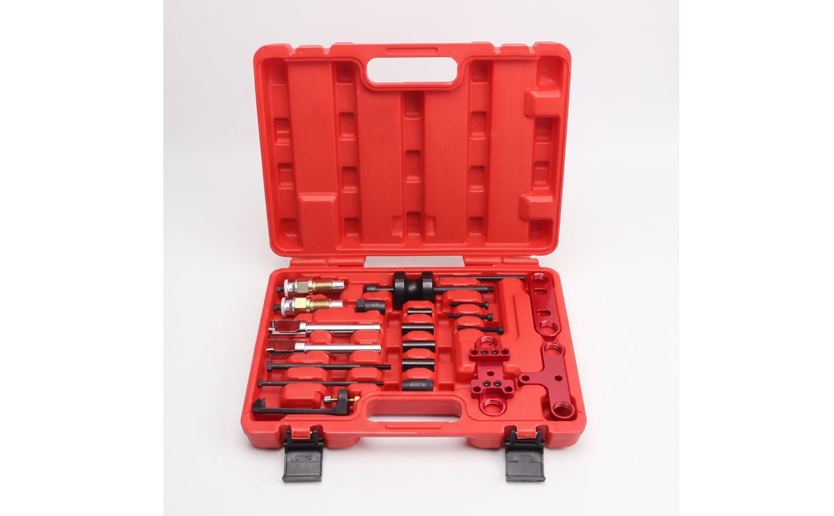 Steel Fuel Injector Removal Puller Kit Professional Injector Removal Set Complete Long-Lasting for Mechanics, Garages