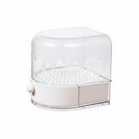 Multifunction Parrot Bath Tub Easy to Install External Bird Bath Removable Bird Bathing Box Space Saving