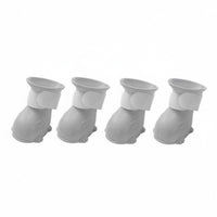 4 Pieces Non-Slip Sole Dog Rain Boots Soft and Flexible Waterproof Dog Booties Easy to Clean Waterproof Paw Covers All-Weather Protection for Small Dogs, Walking, Outdoor