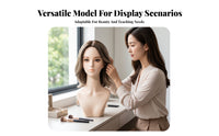 Makeup Display Bust Smooth Hairpiece Mannequin Bust PVC