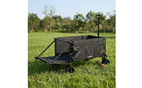 Wagon with Folding Tailgate Portable Folding Outdoor Utility Cart Compact Outdoor Utility Cart for Camp