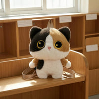 Shoulder Straps Soft Fabric Cat Bag Top Handle Cat Soft Fabric Backpack for Children