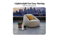 Modern Minimalist and design Oversized Human Dog Bed cleanable Cover Floor Pod Chair Full frame cradle Floor Lounger No Assembly Required for Apartment Dwellers, Young Adults, Bedroom, Living Room, perusing corner, Lounge Area