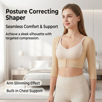 Slimming Arm Compression Sleeve for Women, Spandex Thin Arm, Post Surgery Arm Lipo Compression Sleeves, Skin Tone