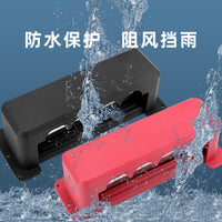 M10 Heavy-Duty Bus Bar 6 Studs Thickened Base 600A for Auto Modification