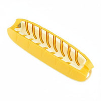 Compact Size Diamond Pattern Sausage Cutter Creates Decorative Cuts Hot Dog Spiral Cutter Even Cooking Spiral Hot Dog Cutter Easy to Use for Baking