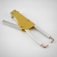 Handheld Pointjoining Butt Clamp Compact Joining Clamp with Copper Tips Precision Clamps Pivoting for Welders, DIYers, Metal Fabrication, Workshop