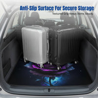 Universal Car Trunk Mat, Crystal plush material, Non-slip rear liner, Fits most vehicles