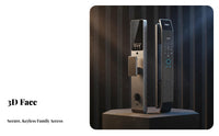 Face Recognition Door Lock Anti-Burglary Print Recognition System Password Lock Remote App Control Print Recognition System Door Handle for Renters