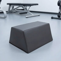 Hip Thrust Machine Concealed Zipper Trapezoidal Angled Support Cushioned Exercise Block for Athletes