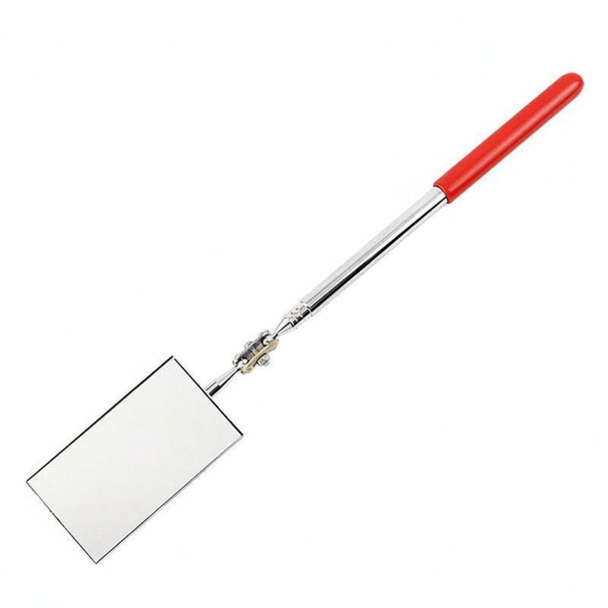 Telescopic Inspection Mirror Stainless Under Vehicle Inspection Mirror Adjustable Length Non-Slip Grip for Inspectors