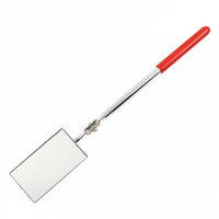 Telescopic Inspection Mirror Stainless Under Vehicle Inspection Mirror Adjustable Length Non-Slip Grip for Inspectors