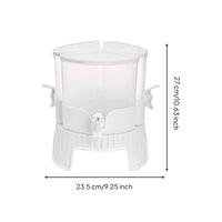 3 grid Refrigerator Drink Dispenser 360° Rotation Rotating Beverage Dispenser Temperature Resistant for Kitchen, Party