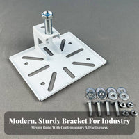 No-Holes Camera Mount Easy Installation Angle Iron Camera Holder Heavy-Duty Metal Mounting Hardware for Factory, Warehouse, Workshop
