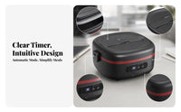 Electric Lunch Box Latching Electric Meal Warmer Small Appliance