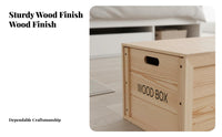 Pure Wood Construction Stackable Wooden Drawer Box customizable Design Stackable Organizer Box Freely Combinable Household Storage Large Capacity for Apartment Dwellers, homeowners, Under Bed, Bedroom, Living Room, Entryway