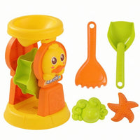 Sandbox Playset with Construction Vehicles Plastic Beach Sand Toys Toy Truck with Scoop Molded Sand Play Set Bright for Children