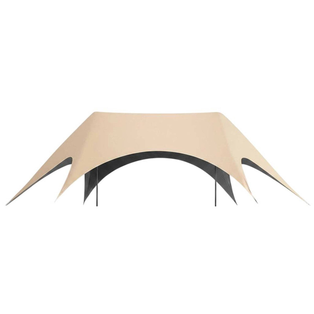 Black Coated Material Dome Sun Shelter Rain Resistance Quick Setup Canopy Tent Waterproof Blackout Shade Tent Resistant for Outdoor