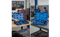 Bushing Press Kit with Case Precision-Machined Bushing Tool Kit with Case Professional for Mechanics, Garage