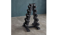 Triangular Dumbbell Rack Space-Saving Dumbbell Storage Rack Space-Efficient Gym Equipment for Fitness Enthusiasts, Lifters, Workout Room