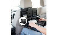 Car Seat Rear Tray Table Multi-Functional Foldable Car Food Tray Backseat Organizer with Table Multifunctional for Highway Trips