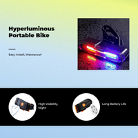 Rechargeable Bike Tail Light, Waterproof, 6+4 Modes