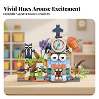 astrological creature tiny building brick Model Assembly Fun assembleion building brick creature Figure three-dimensional Sculpture