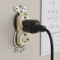 20 Amp NEMA 5-20R Receptacle Commercial-Grade Duplex Receptacle 125 Volt Duplex Outlet High-Conductivity for Workshop