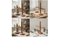 Pottery Throwing Gauge with double Arms Stable Pottery Wheel Positioning Tool Compact Clay Measuring Gauge for Potters