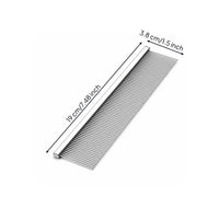 All-Metal Dog and Cat Grooming Comb Long-Lasting Stainless Steel Comb