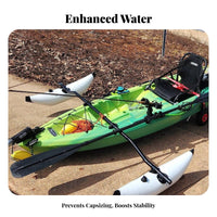Inflatable Kayak Side Stabilizer Anti-Tip Kayak Stabilizer System Paddling Craft Side Stabilizer Kit Lightweight & Portable Boat