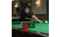 Billiards Scoreboard Digital Tabletop Scoreboard Score Keeper Easy to Use Portable for Pool Players, Game Rooms