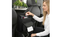Organizer with Tissue Holder Multi-Compartment Organizer Hanging for Drivers