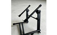 Adjustable X Style Keyboard Stand Heavy Duty Double Tier Keyboard Stand Non-Slip Feet for Studio