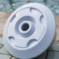 Direct-Insert Pool Inlet Nozzle Removable Cover Liner Pool Inlet Round Flange Polished Finish