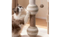 Arched Cat Scratch Post Interactive Cat Scratch Curved Animal Furniture