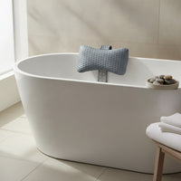 Bone Shaped Bath Pillow Breathable Bath Pillow with Suction Cups Quick Drying for Adults, Bathtub, Soaking Tub